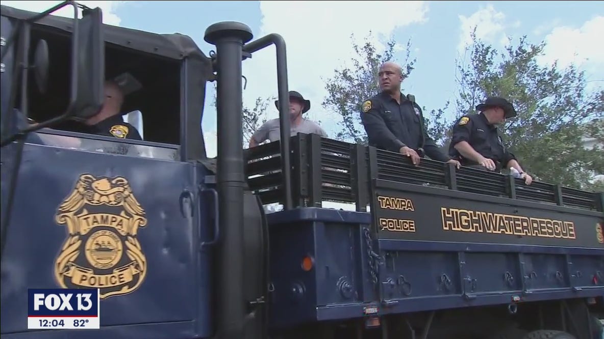 Tampa police deploy second round of officers to North Port for hurricane relief efforts